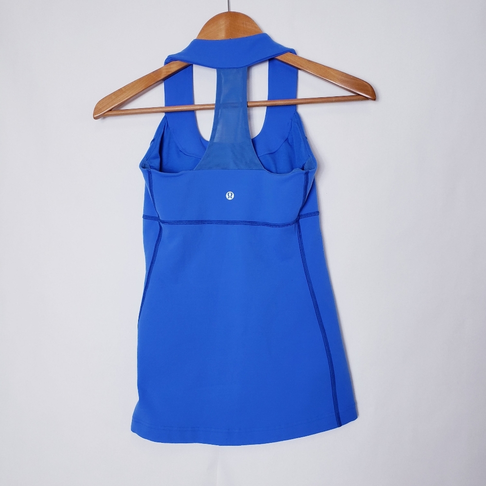 Lululemon Luon Scoop Neck Tank Blue